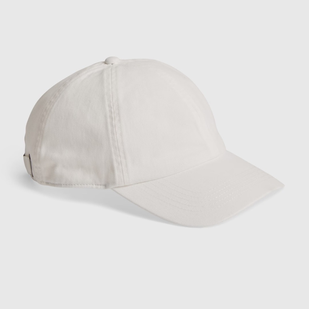 Gap Organic Cotton Washed Baseball Hat White